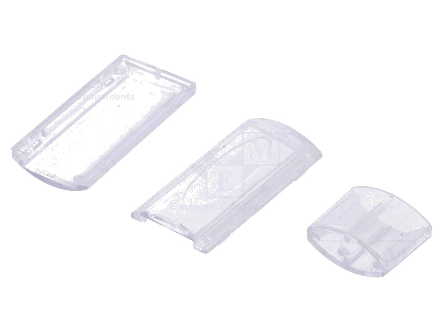 GAINTA USB Gehäuse, Polycarbonat transparent, 18 x 33 x 8,5 mm