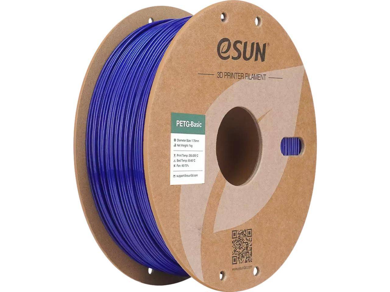 eSUN PETG-Basic Filament, 1,75mm, 1kg - Farbton: Blue