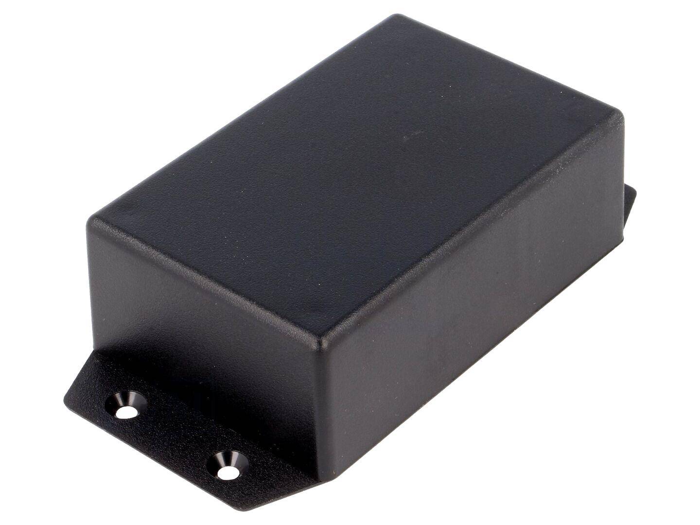 GAINTA UTILITY BOX Gehäuse universell, mit Halterung, ABS, schwarz, 53,7x108,5x30mm,