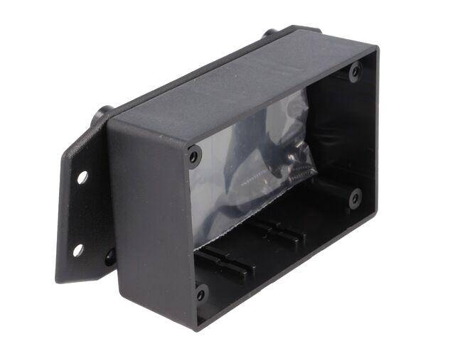 GAINTA UTILITY BOX Gehäuse universell, mit Halterung, ABS, schwarz, 53,7x108,5x30mm,