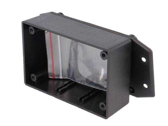 GAINTA UTILITY BOX Gehäuse universell, mit Halterung, ABS, schwarz, 53,7x108,5x30mm,