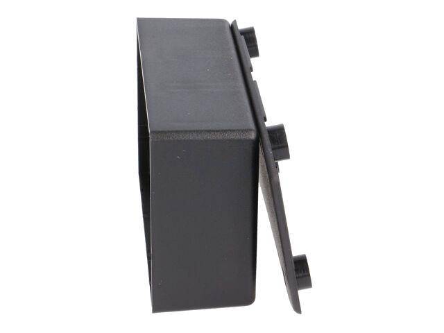 GAINTA UTILITY BOX Gehäuse universell, mit Halterung, ABS, schwarz, 53,7x108,5x30mm,