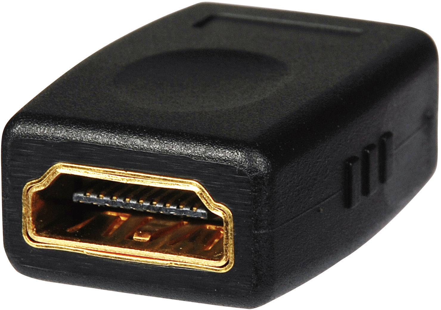 JJ JouJye 1408 HDMI Adapter [1x HDMI-Buchse - 1x HDMI-Buchse] Schwarz