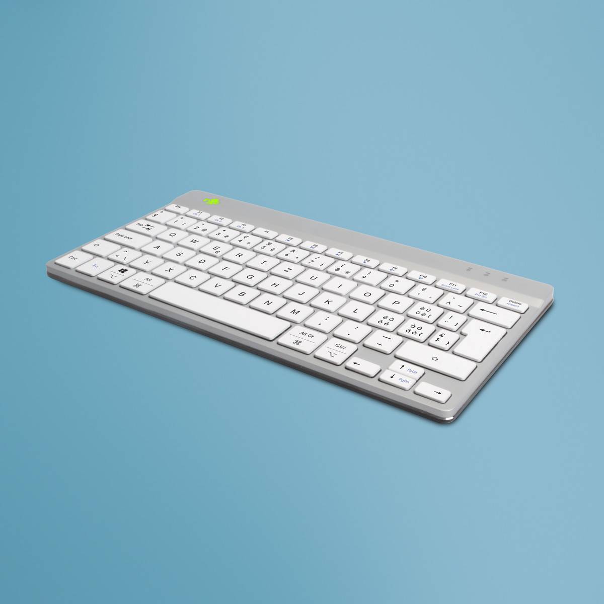 R-Go Tastatur Compact Break DE-Layout kabellos Weiß Eingabe / Ausgabe Mäuse & Tastaturen