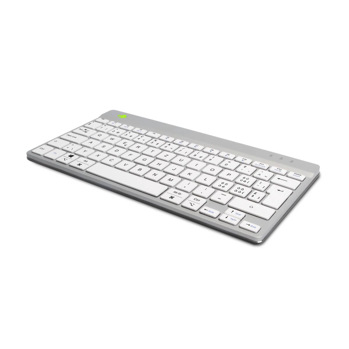 R-Go Tastatur Compact Break DE-Layout kabellos Weiß Eingabe / Ausgabe Mäuse &amp; Tastaturen
