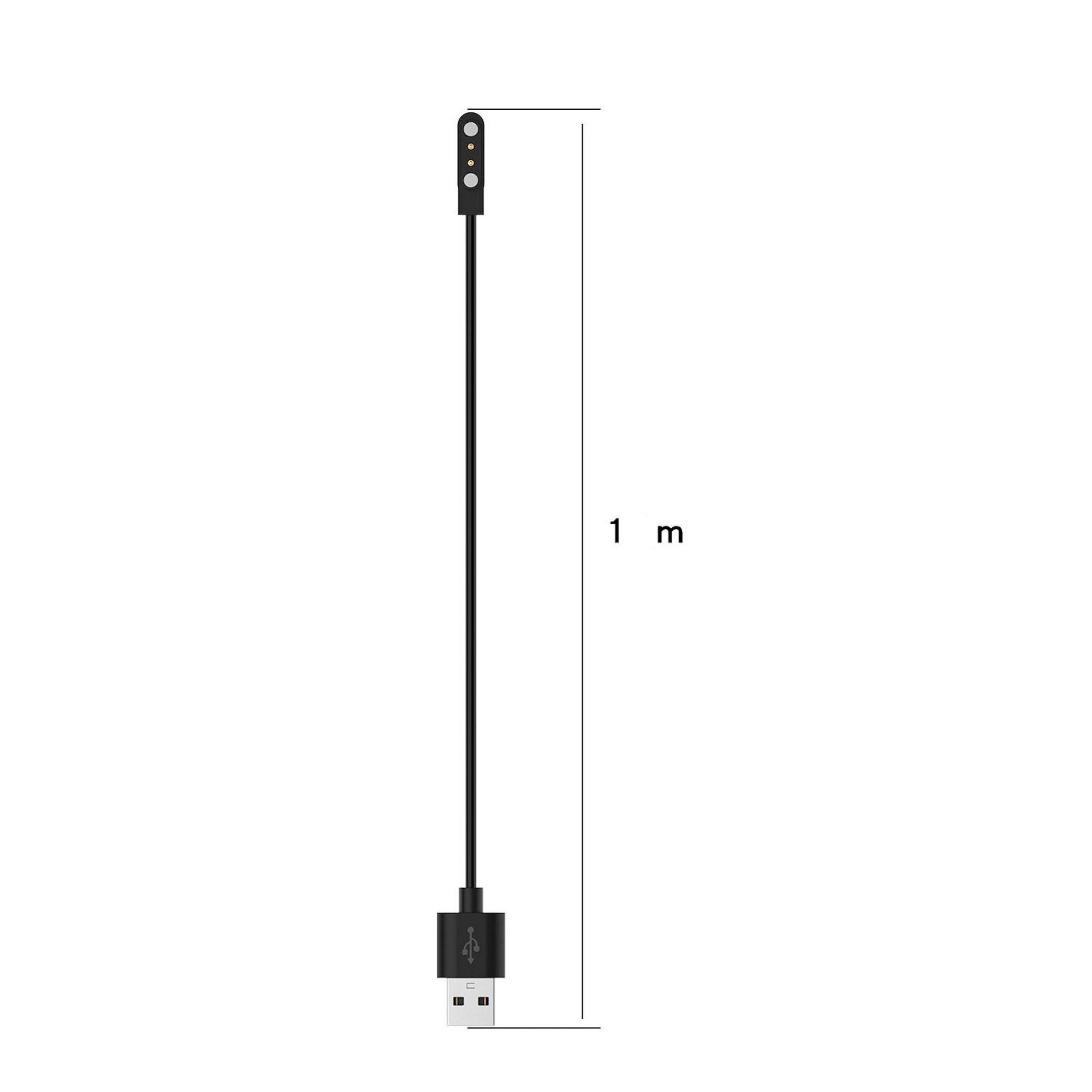 Ladekabel für Oppo Realme Watch 5 / Watch 3 USB A magnetisch Ladebase 1 Meter