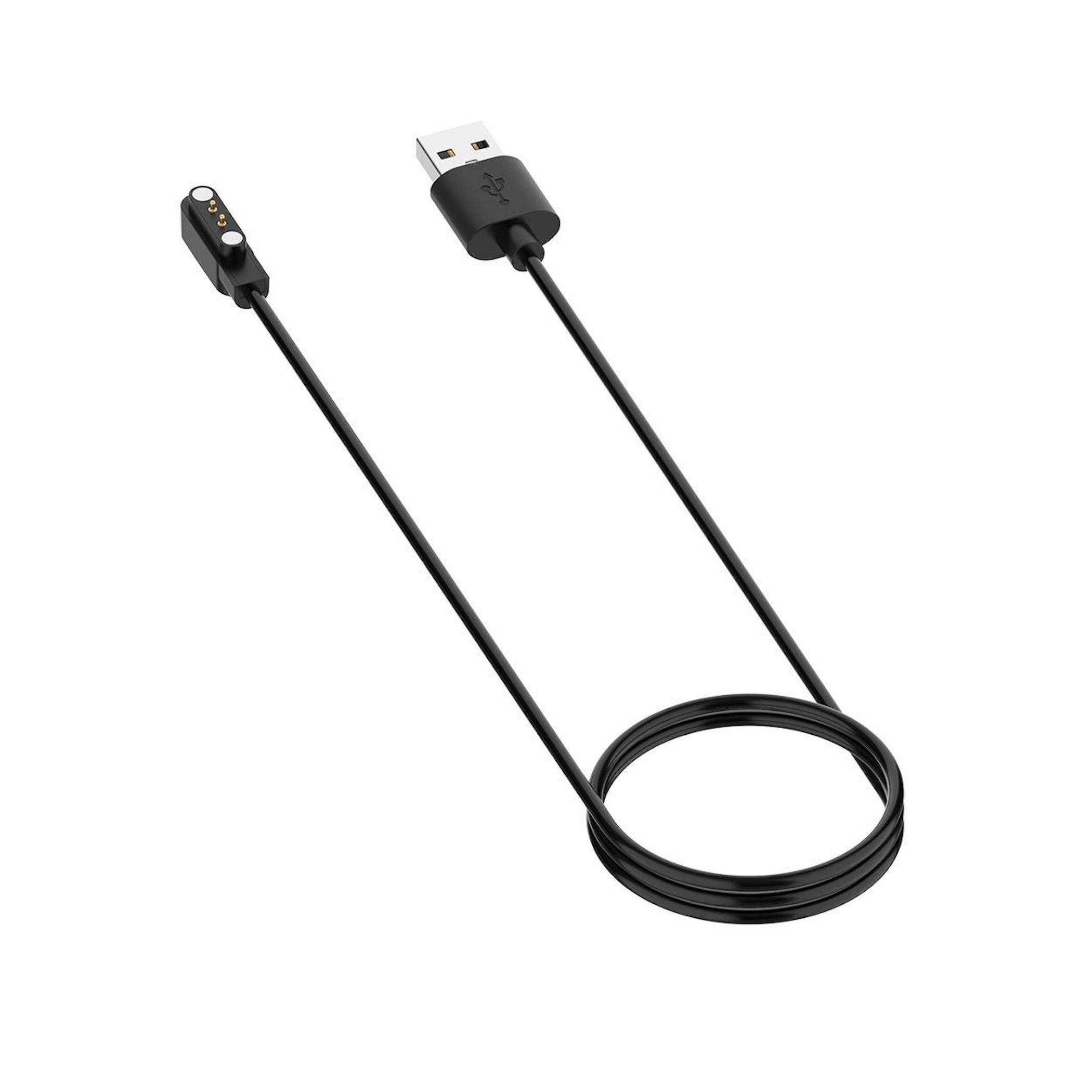 Ladekabel für Oppo Realme Watch 5 / Watch 3 USB A magnetisch Ladebase 1 Meter