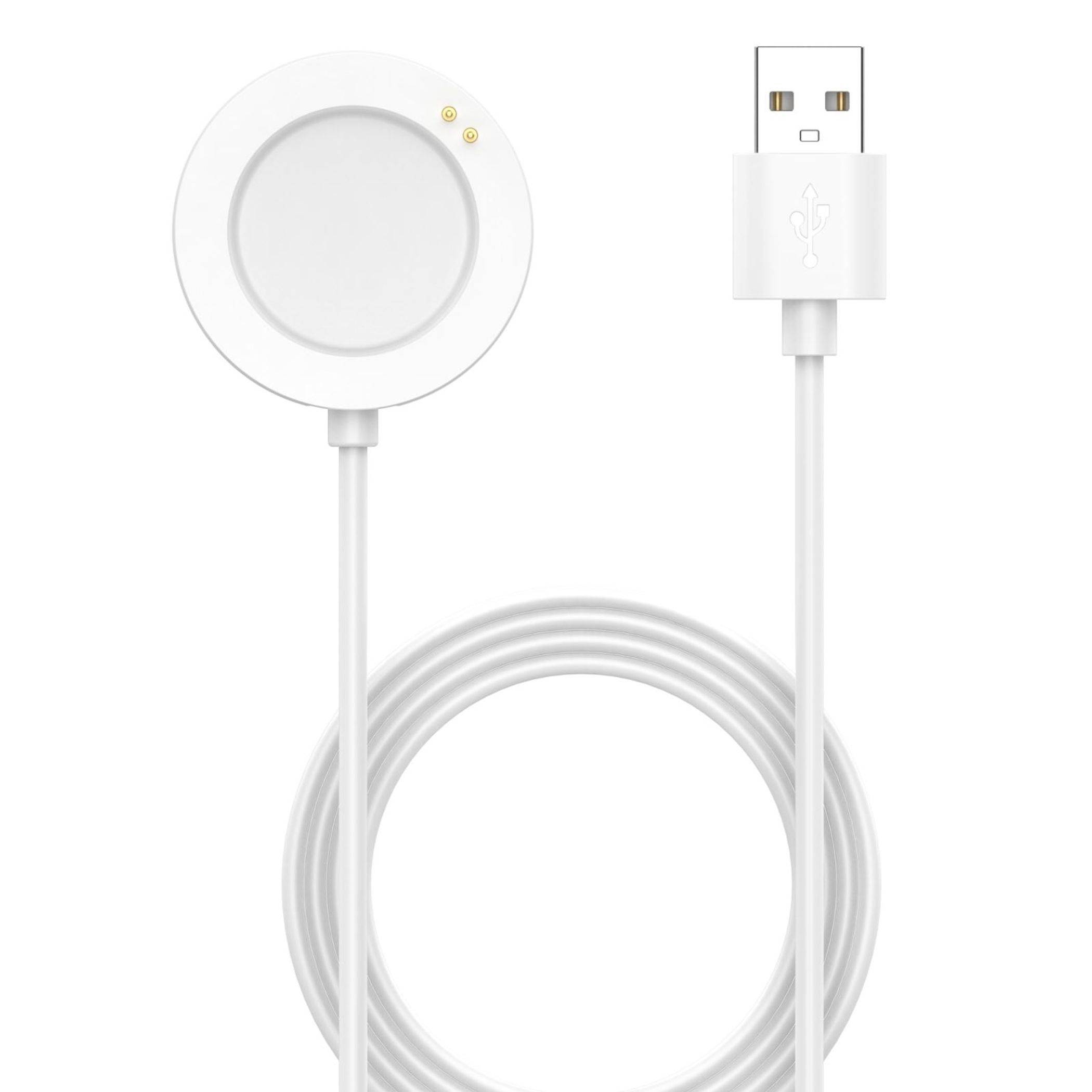 Ladekabel für Xiaomi Watch 5 USB A magnetisch mit Ladebase 1 Meter Weiß