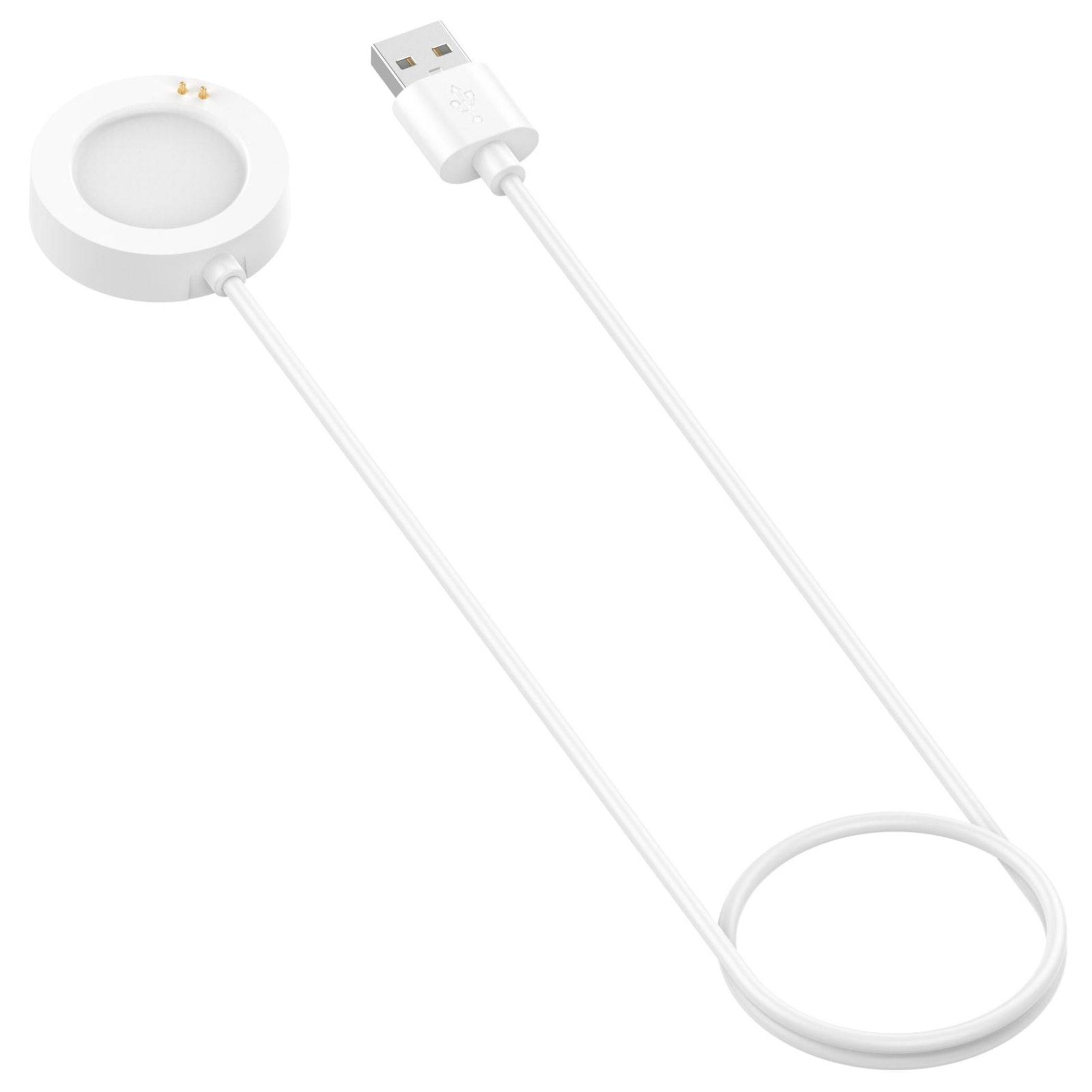 Ladekabel für Xiaomi Watch 5 USB A magnetisch mit Ladebase 1 Meter Weiß
