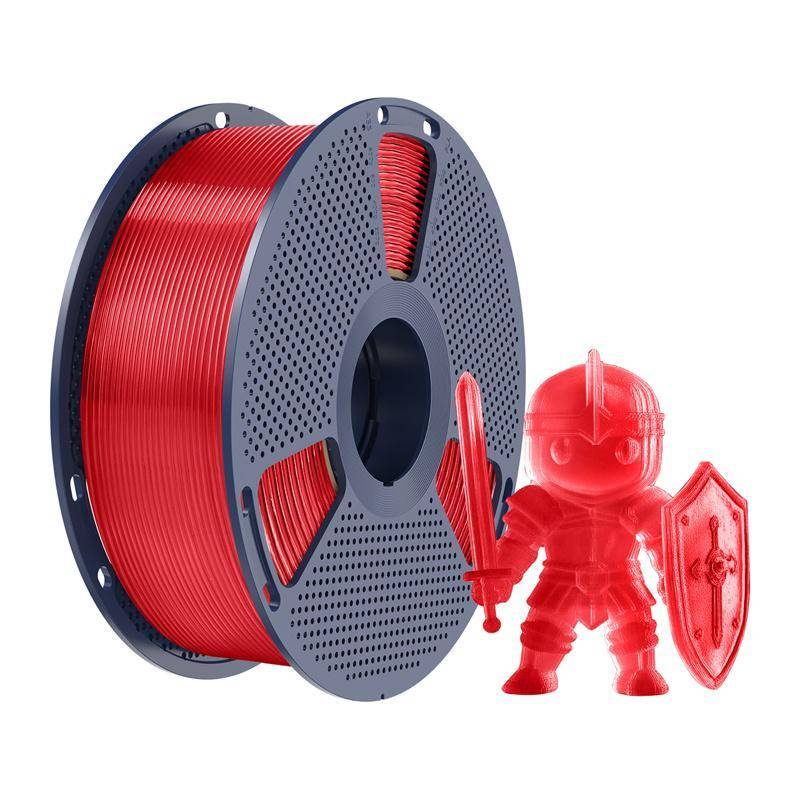 Sunlu PLA+ Filament, 1,75mm, 1kg - Farbton: Transparent Red