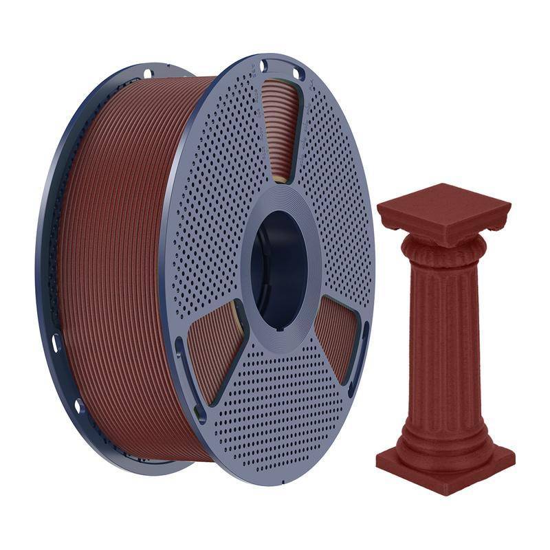 Sunlu PLA High-Speed Marble Filament, 1,75mm, 1kg - Farbton: Brick Red