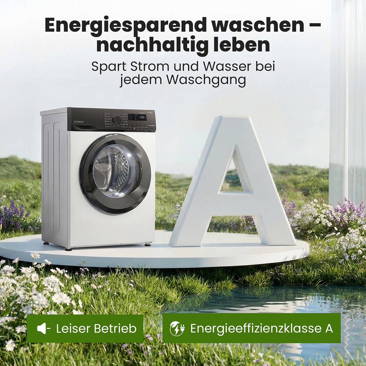 Bomann Waschmaschine WA 7162 weiß