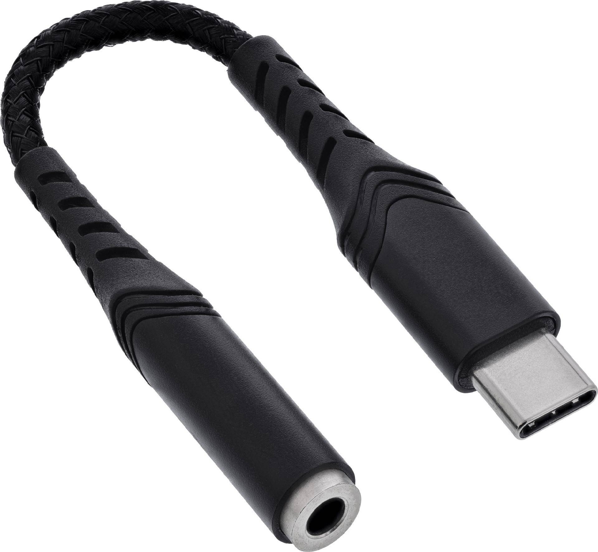 InLine® USB-C Audio Adapter auf 3,5mm Klinke, DAC, 15 cm / Konverter