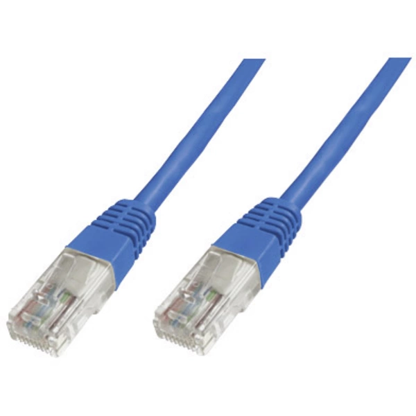 Digitus DK-1511-050/B RJ45 Netzwerkkabel, Patchkabel CAT 5e U/UTP 5.00 m Blau 1 St. Digitus DK-1511-050/B RJ45 Netzwerkkabel, Patchkabel CAT 5e U/UTP 5.00 m Blau 1 St.