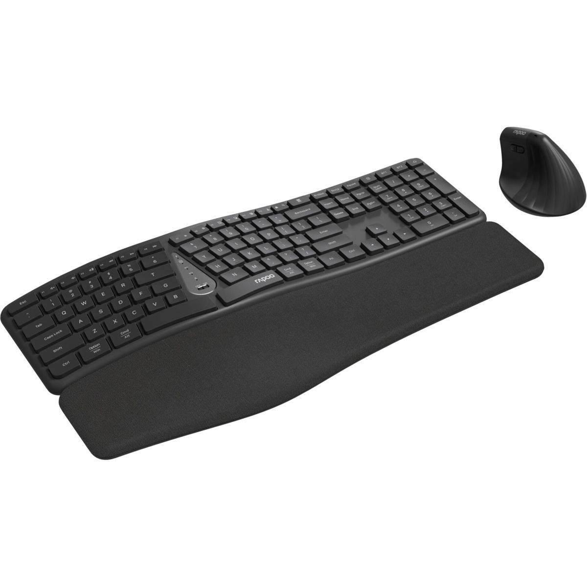 8810ME dunkelgrau Ergonomisches kabelloses Set