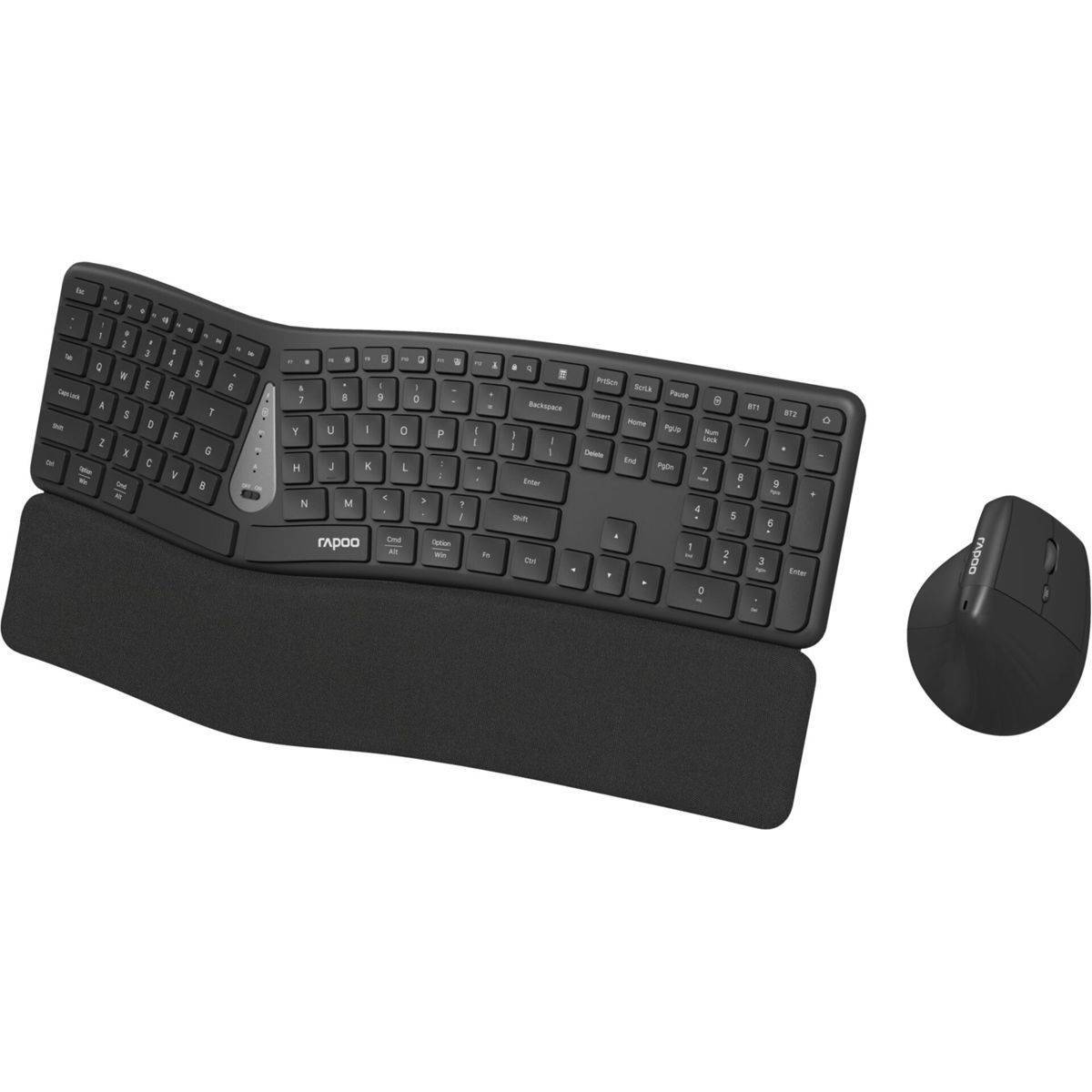 8810ME dunkelgrau Ergonomisches kabelloses Set