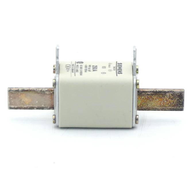 NH2-Sicherungseinsatz 250A 3NA3244 GL/GG 500VAC 440VDC mit Stirnmelder