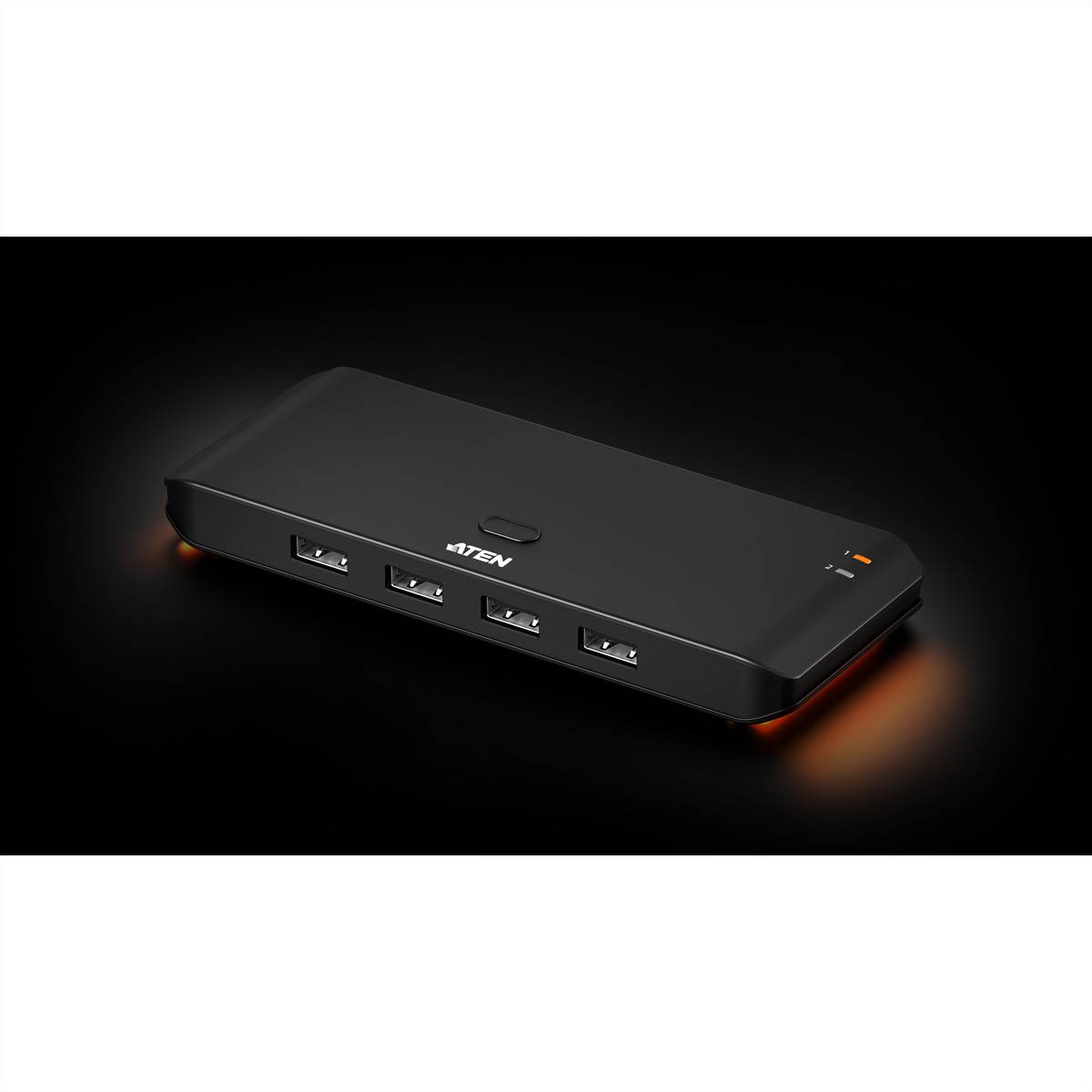 ATEN US4224 2x4-Port USB 2.0 Sharing Switchboxen Switchbox, automatisch
