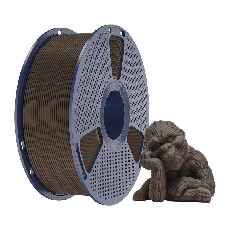 Sunlu PLA Wood Filament, 1,75mm, 1kg - Farbton: Wood Walnut