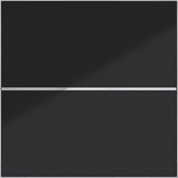 Hager Abdeckung 1fach f.Taster WAN7010BG Matter vernetzbar A.x/C.x nachtschwarz
