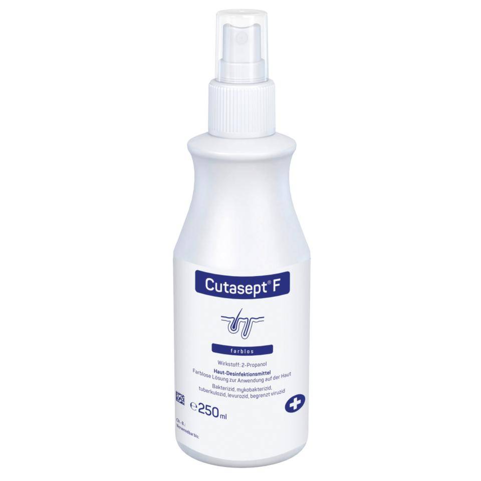 HARTMANN Desinfektionsmittel Cutasept® F, Hautdesinfektion, 250 ml/Pumpzerstäuber