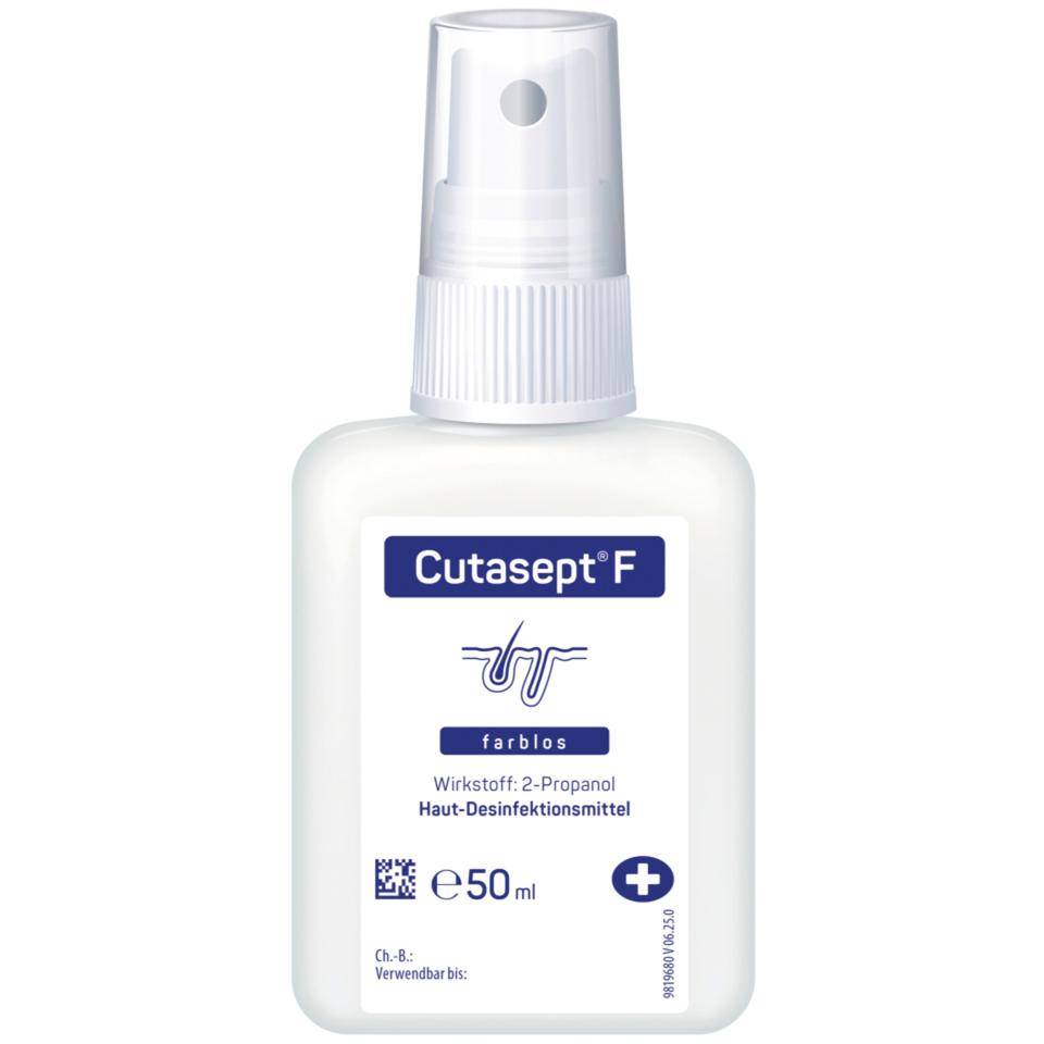 HARTMANN Desinfektionsmittel Cutasept® F, Hautdesinfektion, 50 ml/Pumpzerstäuber