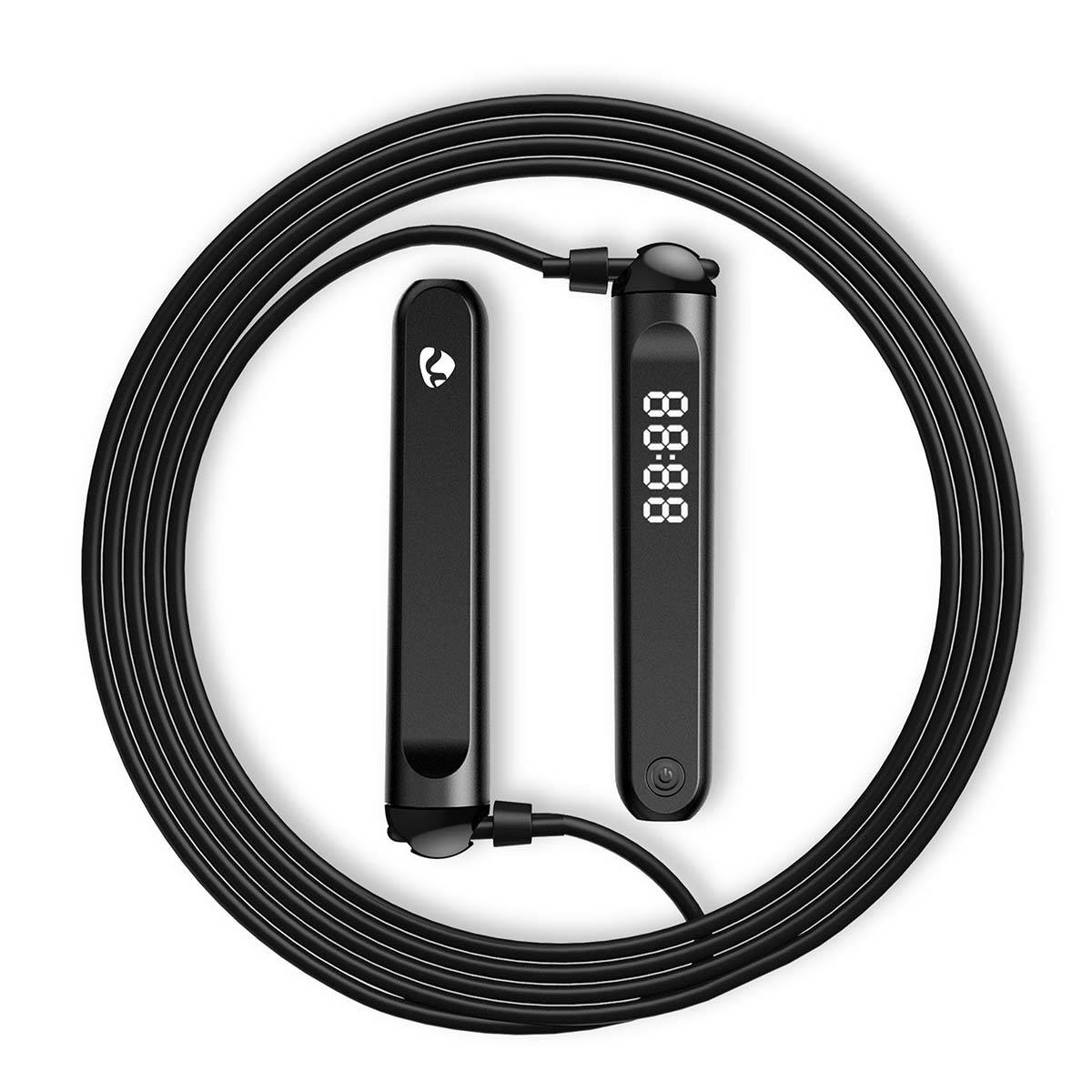 Connected LED Springseil 2-in-1 SmartLife Sport 3m Schwarz