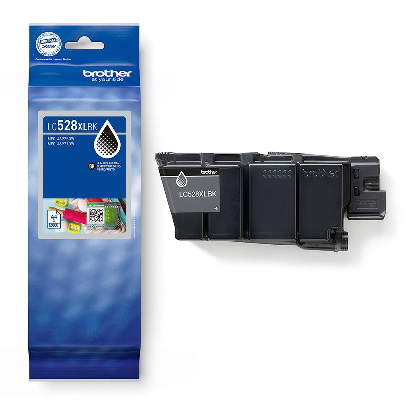 Brother LC528XLBK - Hohe Ergiebigkeit - Schwarz