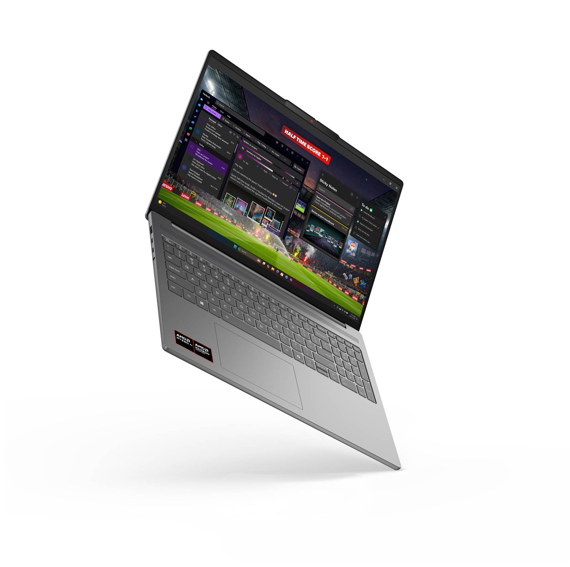 Lenovo IdeaPad Slim 5 16AGP11 83S2 - AMD Ryzen AI 5 430 / 2 GHz - Win 11 Home - Radeon 840M - 16 GB