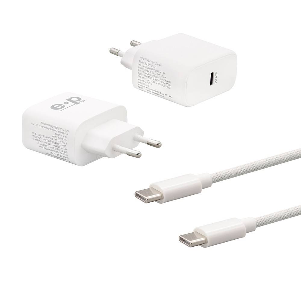 E+P Elektrik USB-C Ladeset AC-SET 221