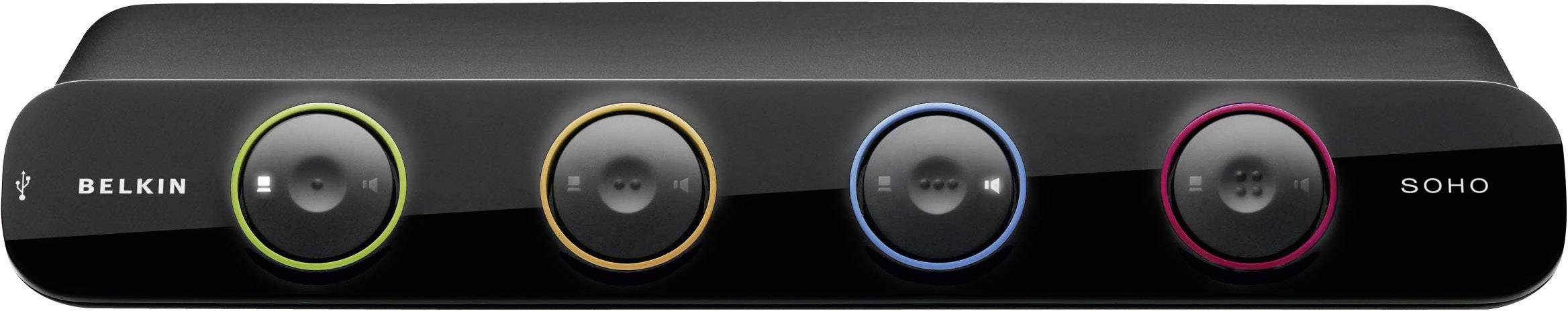 Linksys KVM-Switch 4 Port KVM-Umschalter VGA USB 2048 x 1536 Pixel