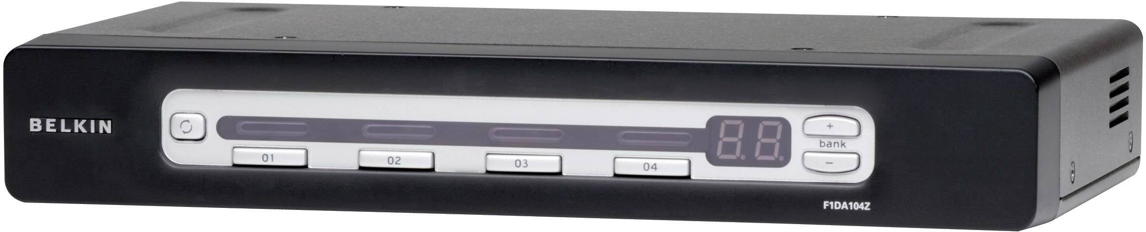 Belkin F1DA104Zea 4 Port KVM-Umschalter VGA USB, PS/2 1920 x 1440 Pixel