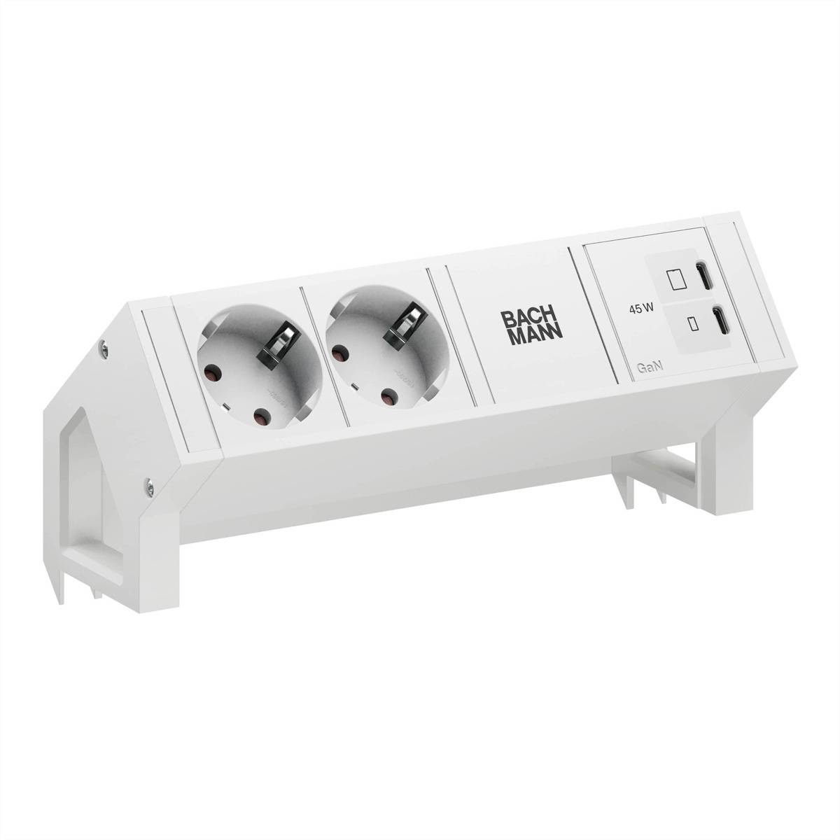 Bachmann DESK2 PURE WHITE 2xCEE7/3 BM0022039