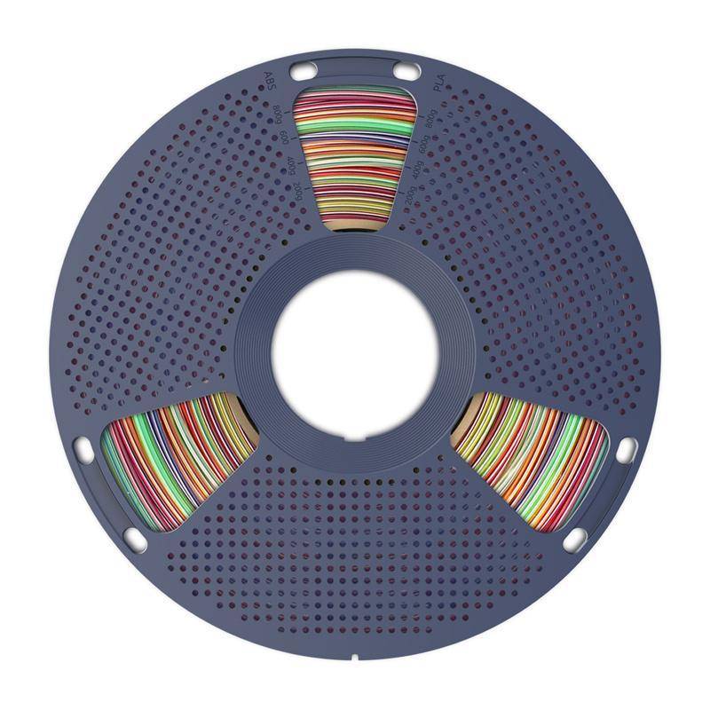 Sunlu PLA Rainbow Filament, 1,75mm, 1kg - Farbton: Transparent Rainbow 01