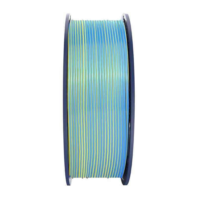 Sunlu PLA+ Silk Forth-Color Filament, 1,75mm, 1kg - Farbton: Blue Purple Orange Yellow