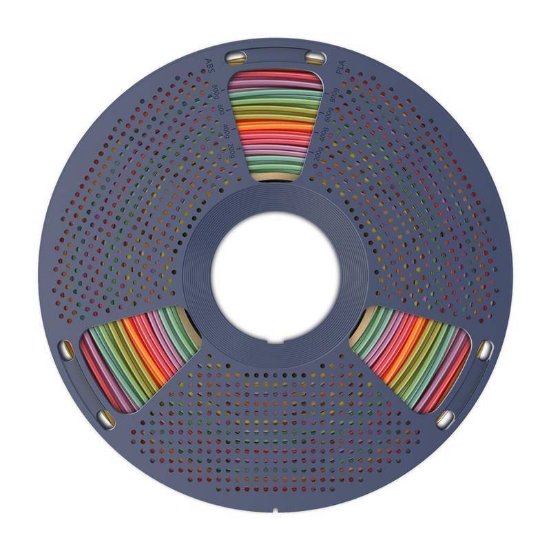 Sunlu PLA Rainbow Filament, 1,75mm, 1kg - Farbton: Rainbow 01