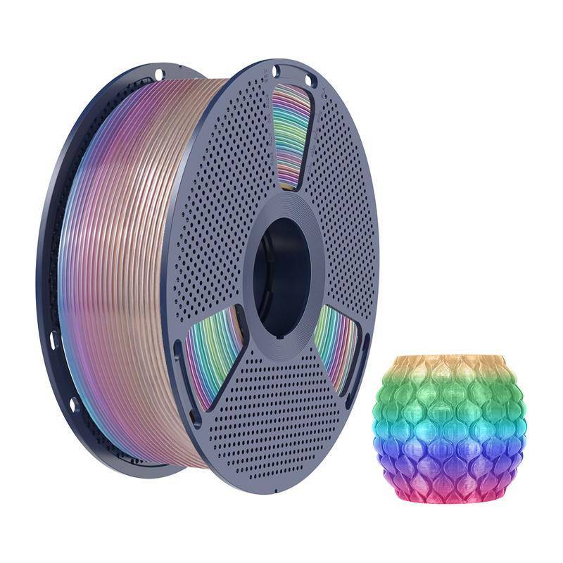 Sunlu PLA Rainbow Filament, 1,75mm, 1kg - Farbton: Transparent Rainbow 04