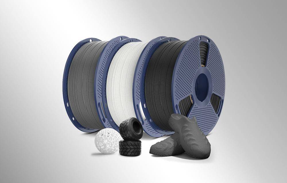 Sunlu TPU-95A Filament, 1,75mm, 1kg - Farbton: Grey