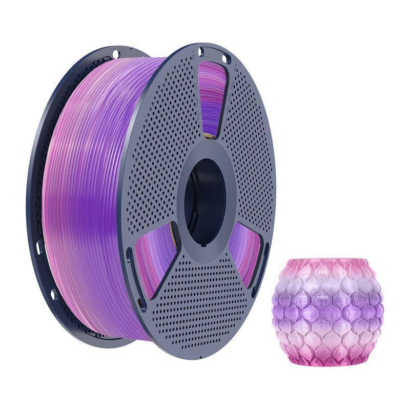 Sunlu PLA Rainbow Filament, 1,75mm, 1kg - Farbton: Transparent Rainbow 03