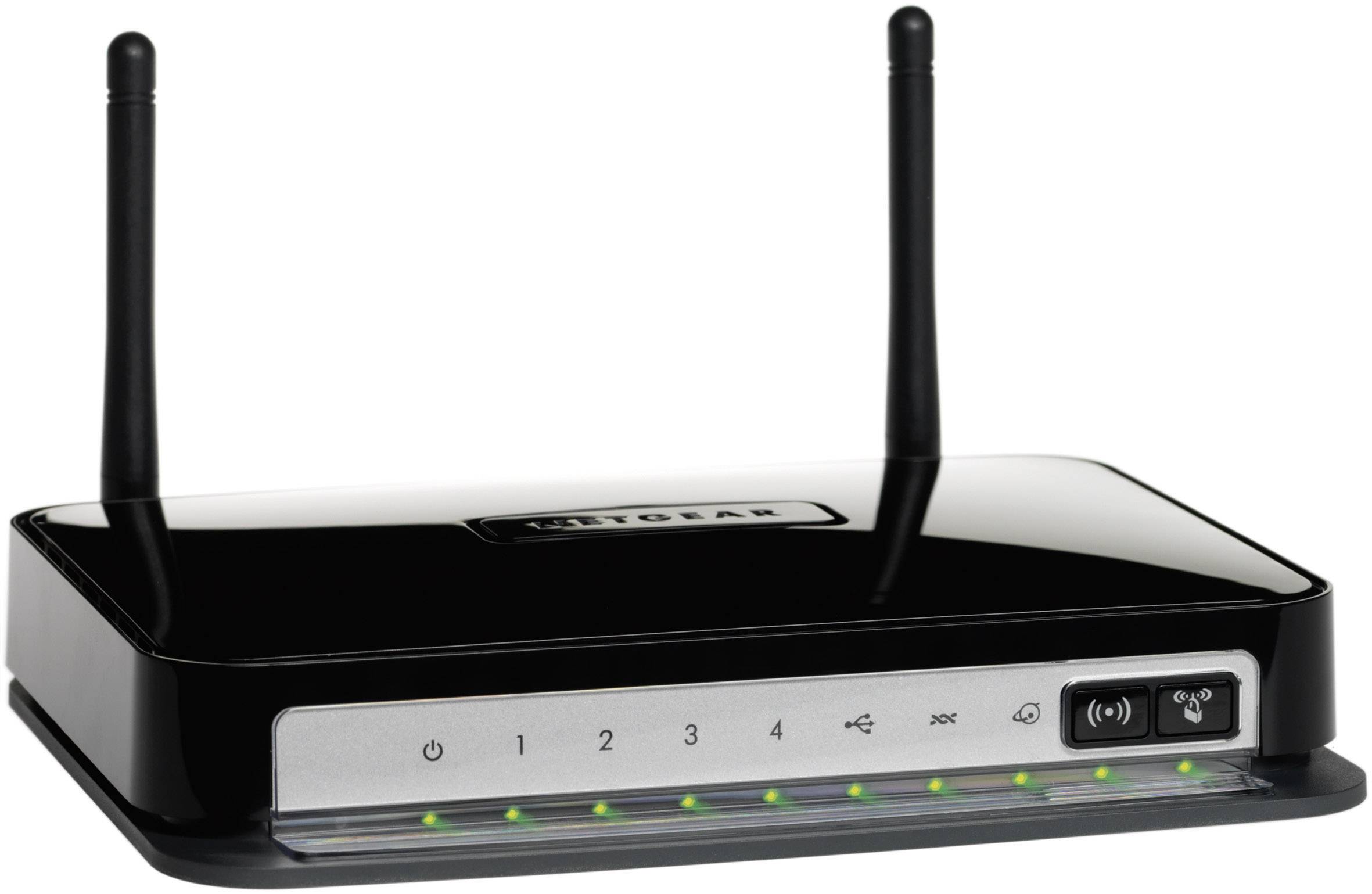 NETGEAR DGN2200B WLAN Router mit Modem Integriertes Modem: ADSL, ADSL2+ 2.4 GHz 300 MBit/s