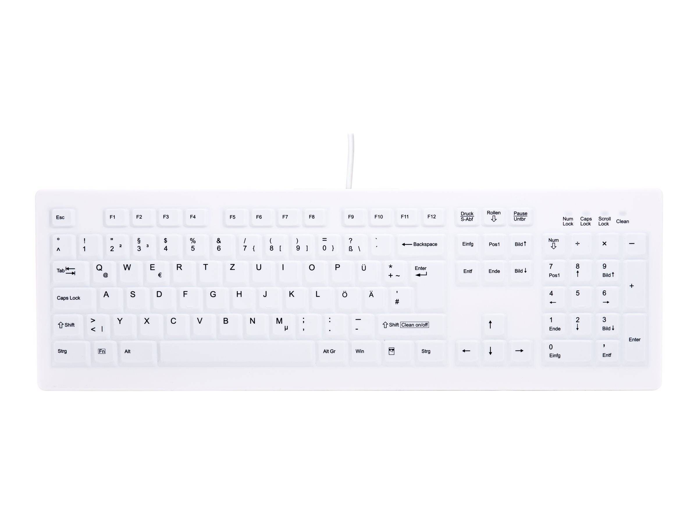 CHERRY ACTIVE KEY MTA AK-C8100 Wechselmembran DE-Layout weiß Eingabe / Ausgabe Mäuse &amp; Tastaturen