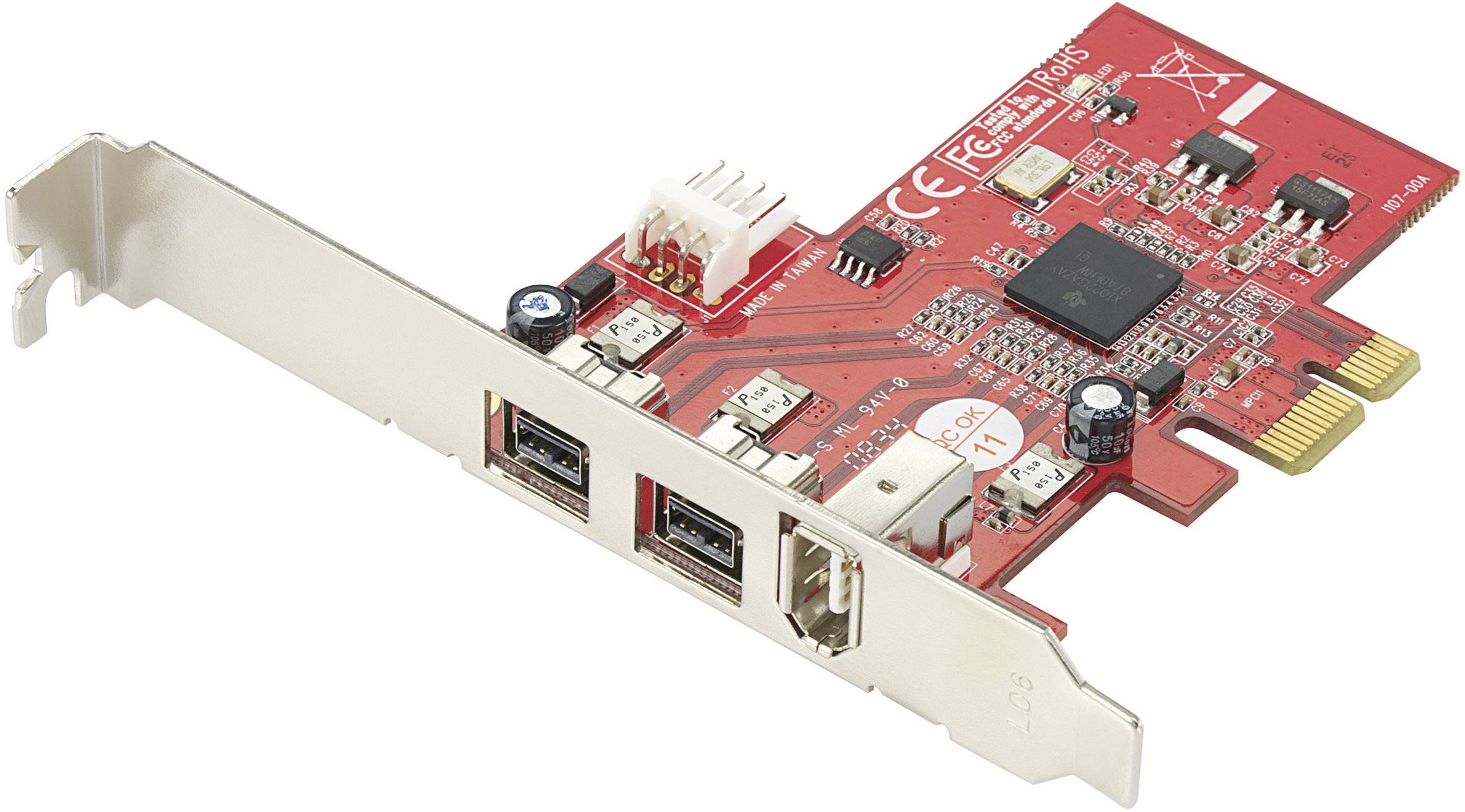 Renkforce 3 Port FireWire 800-Controllerkarte PCIe