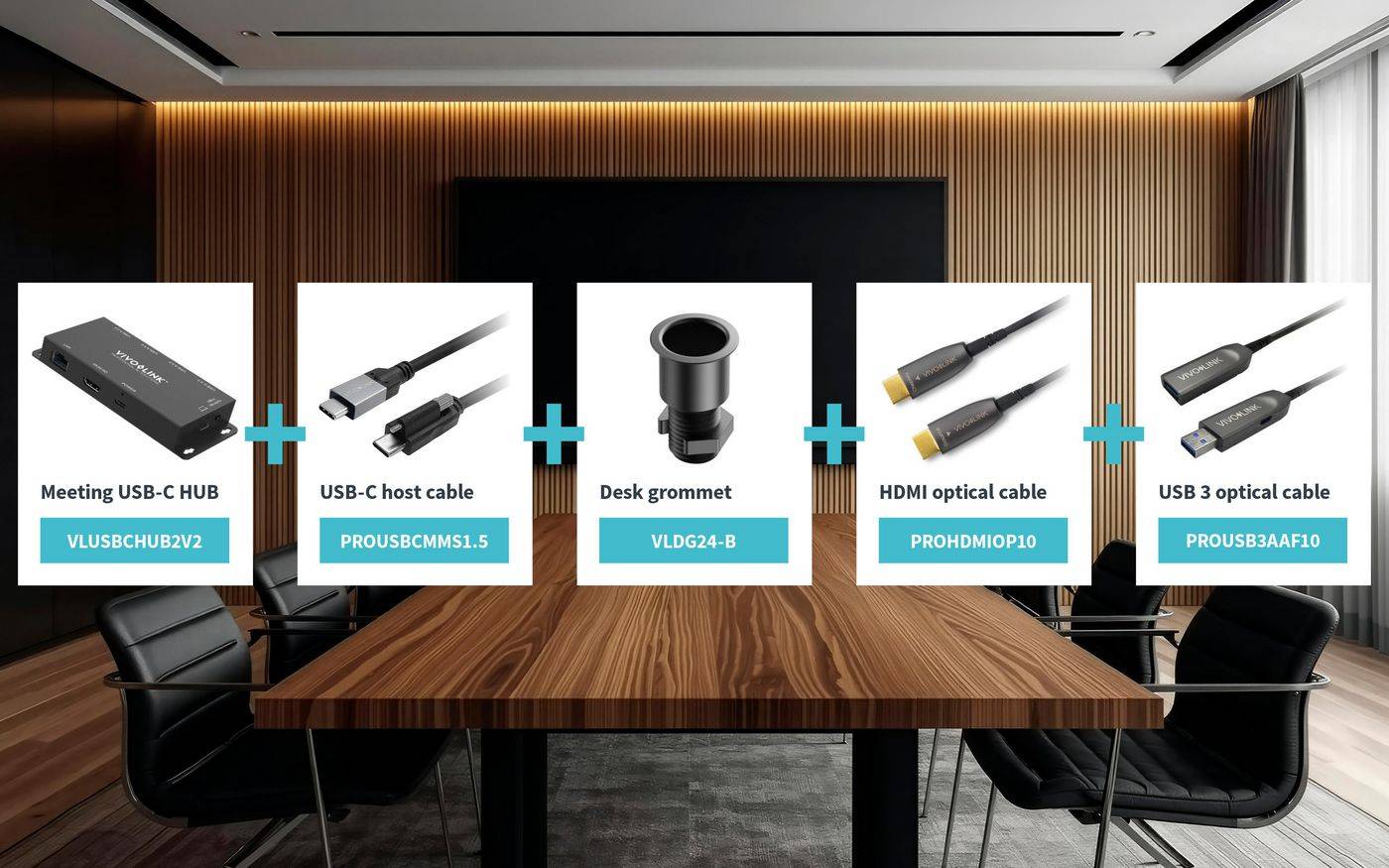 Meeting Room Package small size rooms, 2,07 kg, 2,4 kg