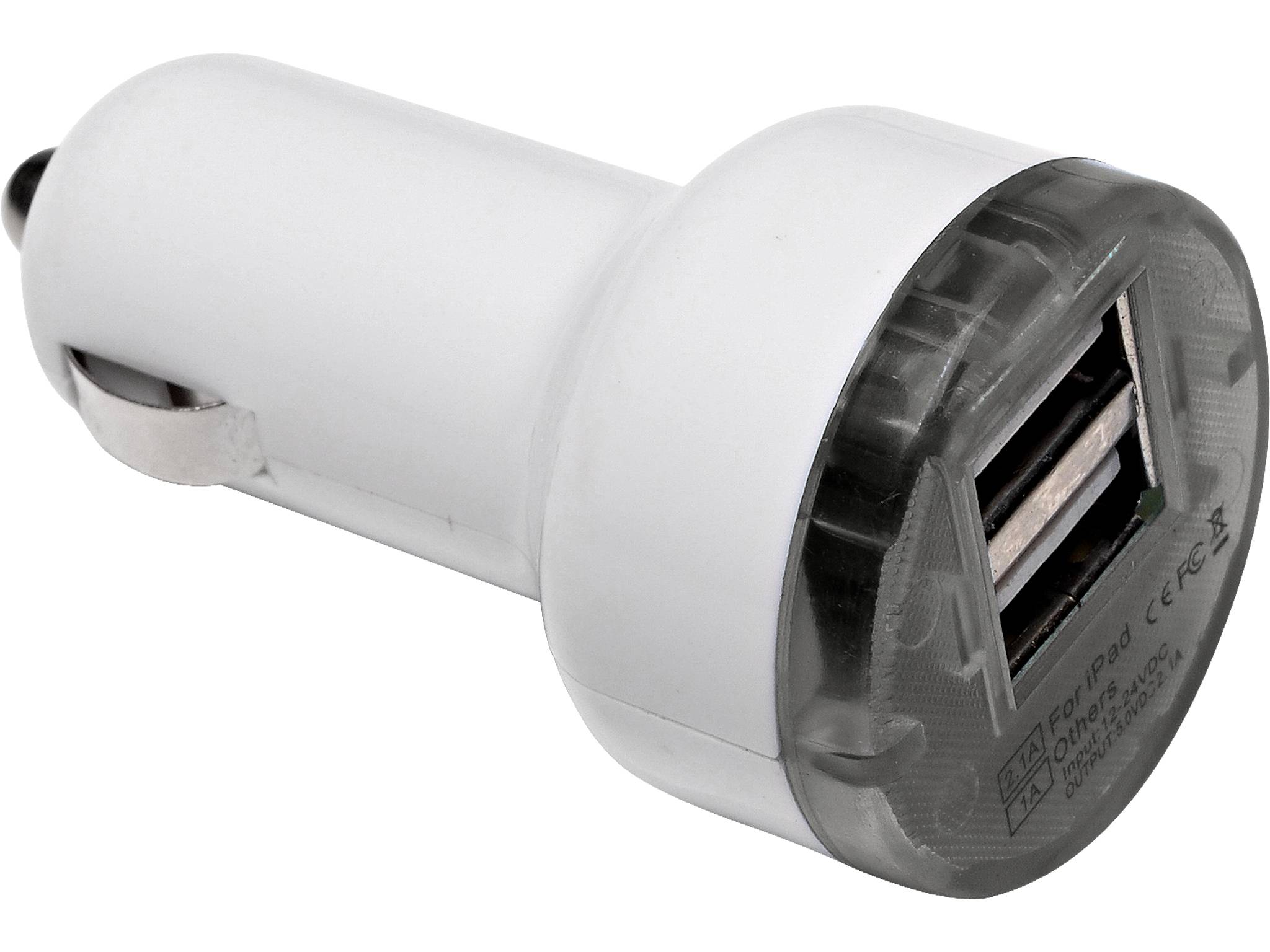 Auto-Netzteil - 2100 mA - 2 Ausgabeanschlussstellen (USB)