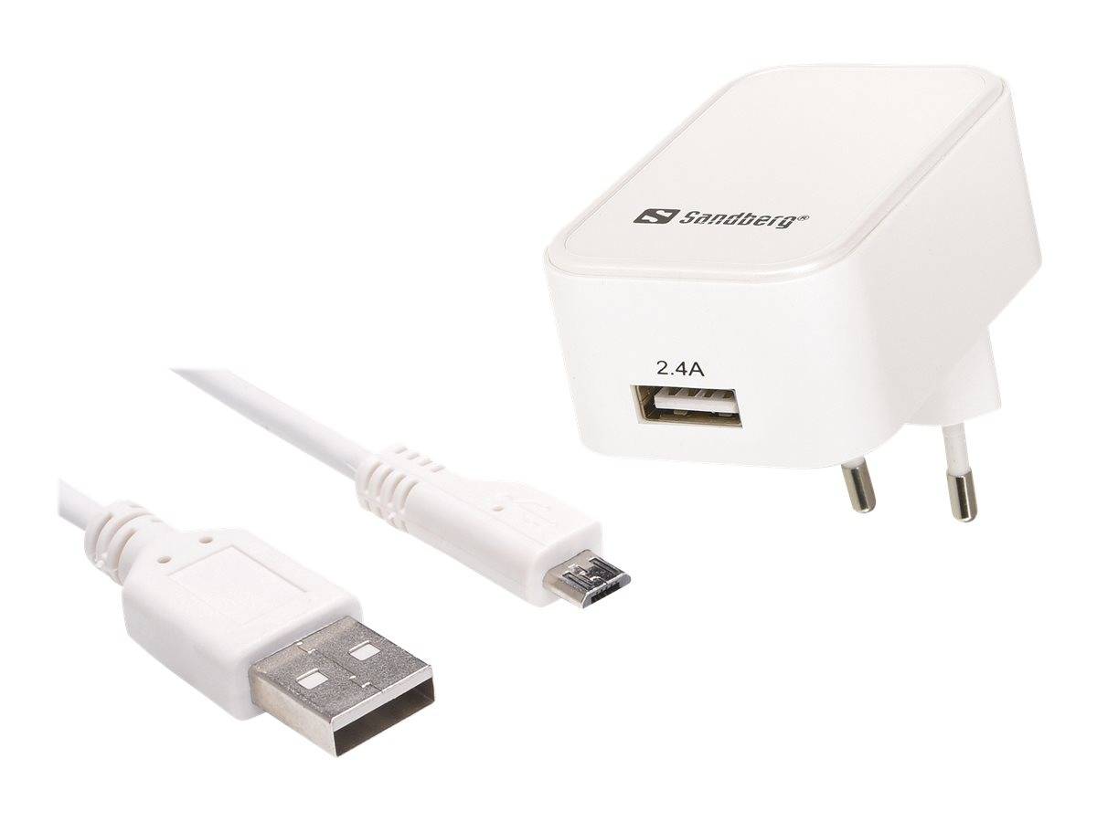 Netzteil - 2.4 A (USB) - auf Kabel: