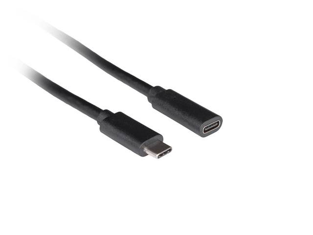 LANBERG USB-C Verlängerungskabel M/F 3.1 1,5m schwarz Multimedia-Technik USB-Kabel Kabel - USB &