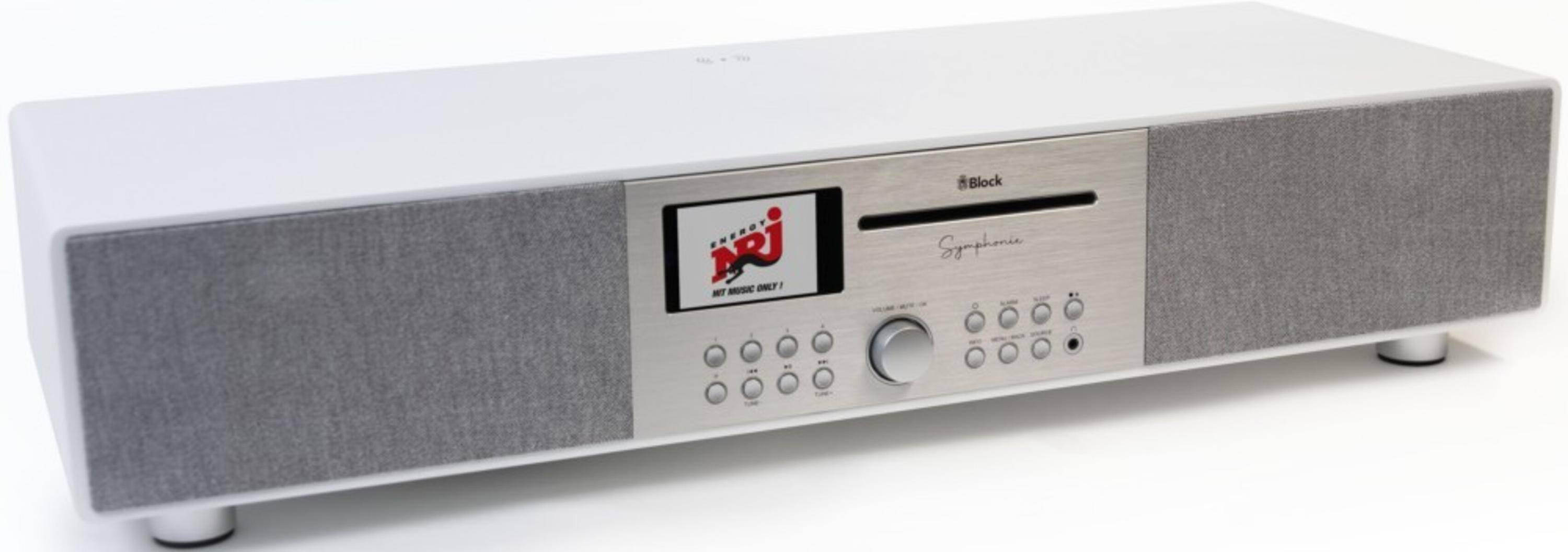 Block Smartradio Symphonie Weiß