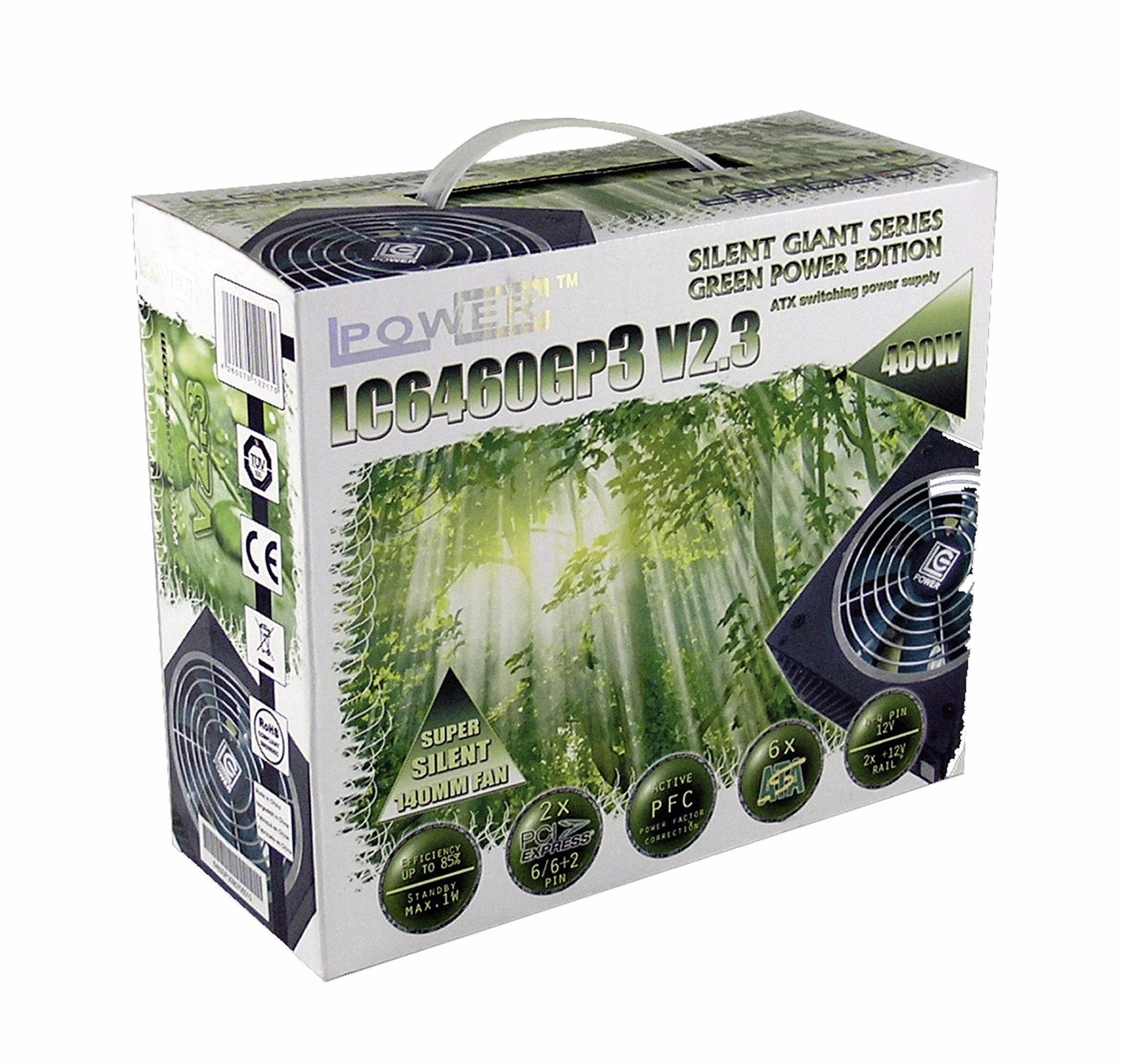 LC Power LC6460GP3 V2.3 PC Netzteil 460 W ATX 80PLUS® Silver