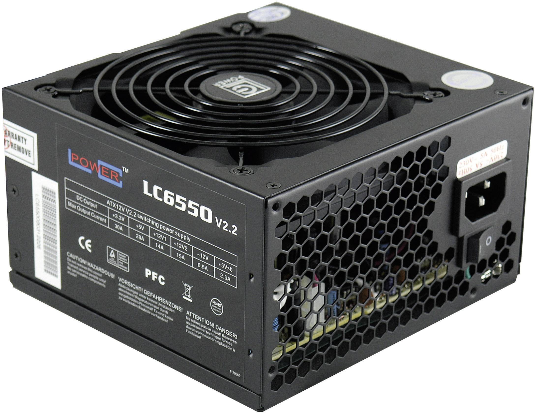 LC Power LC6550 V2.2 PC Netzteil 550 W ATX 80PLUS®