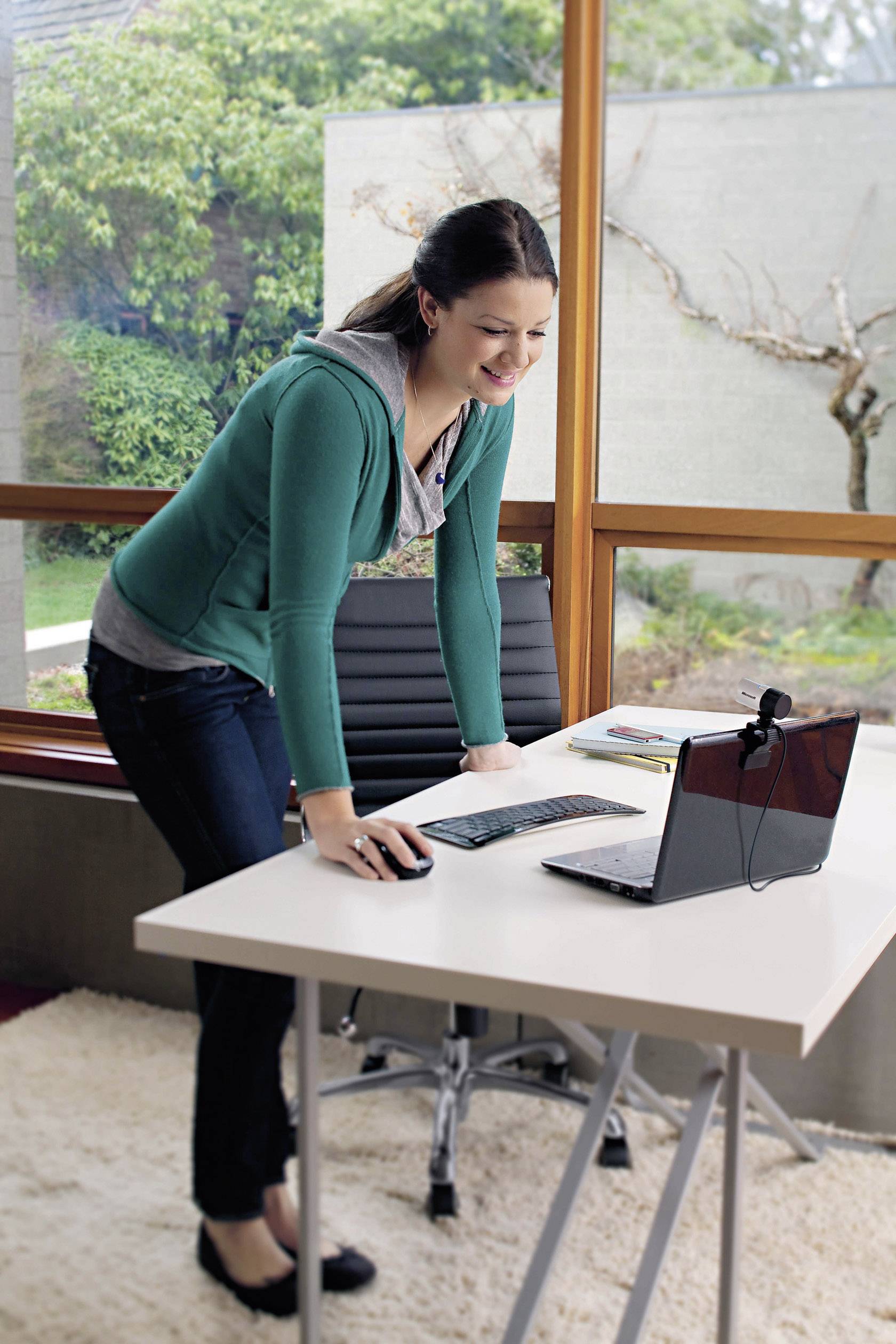 Microsoft LifeCam Studio Full HD-Webcam 1920 x 1080 Pixel Standfuß, Klemm-Halterung